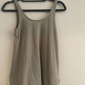 Loose fitted tank top.